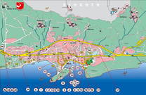 Makarska Karte Sehenswürdigkeiten