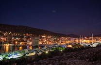 Marina - Jachthafen bei Nacht