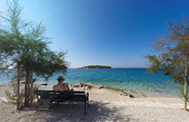Ausblick Strand, Maslinica