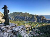 Wanderung zur Mila Gojsalic Statue
