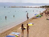 Sandstrand Velika Plaza - Omis