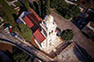 Luftbild Kirche Novo Selo