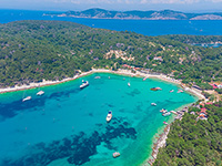 Strand Vinogradisce - Palmizana (Sv. Klement)