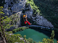 Omis, Zipline
