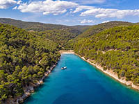 Strand Dramontinj - Insel Brac