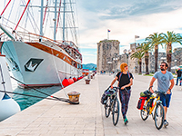 Radfahren, Trogir