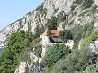 Blick auf die Wahlfahrtskirche Prizidnica