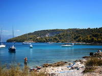 Split - Strand Slatine (Insel Ciovo)