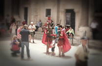 Stadtwache - Touristen - Peristil Split