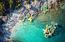 Luftaufnahme Strand Baywatch, Sumartin