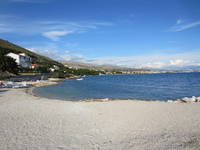 Blick auf das Meer am Strand Medena Seget