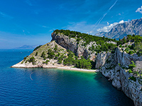 Strand Nugal, Makarska