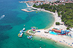 Strand Drazica, Wasserrutsche