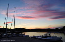 Hafen Sonnenuntergang