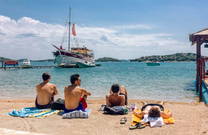 Strand Hostin Rastovac bei Tisno