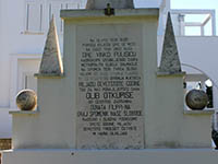 Insel Olib Denkmal