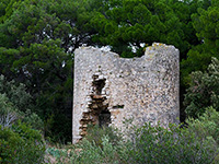 Wanderung Windmühlen, Insel Osljak