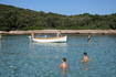 Insel Silba - Strand mit Boot