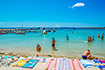 Radovanjica Strand, Insel Vir