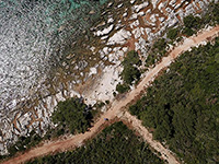 Wegenetz, Radfahren Ugljan