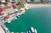 Luftaufnahme Strand Luke Murter