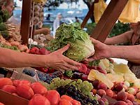 Novalja - Grüner Markt