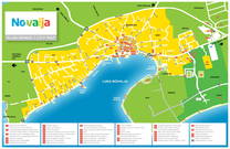 Stadtplan Novalja