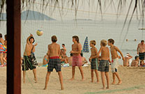 Beachvolleyball am Strand Janice 1