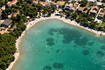 Pirovac - Luftaufnahme Strand