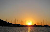 Rogoznica - Sonnenuntergang Marina Frapa