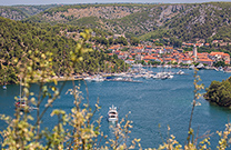 Hafen Skradin