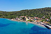 Soline, Panorama Ort & Strand