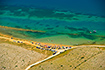 Ricina Strand, Luftaufnahme
