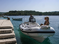 Taxi Boot, Insel Badija