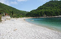 Strand Pupnatska Luka bei Korcula