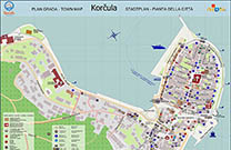 Korcula Stadtplan