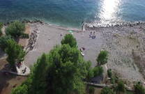 Luftaufnahme Strand Podmaslovo - Plat