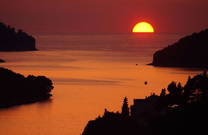 Vela Luka - Sonnenuntergang