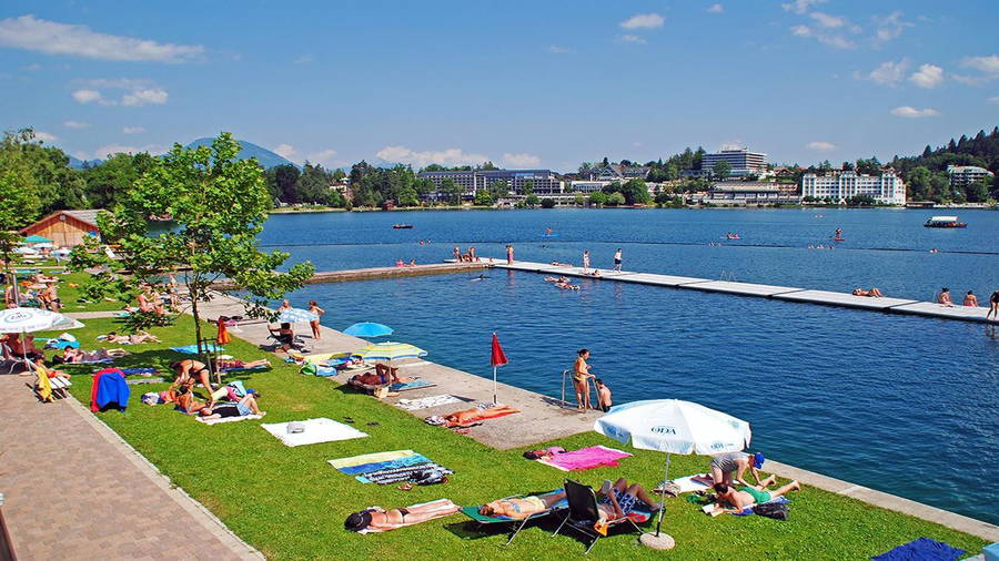 Bled - Strandbad Grajsko kopalisce