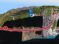 Karte Tour - Unterirdischer Canyon