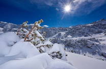 Winterlandschaft Alpen