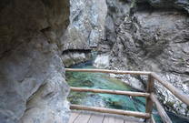 Felswände Vintgar Klamm