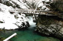 Schnee - Vintgar Klamm