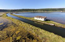 Landschaftspark Secovlje - Ruine Haus