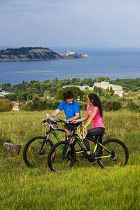 Landschaftspark Strunjan - Fahrrad fahren
