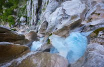 Oberer Martuljek Wasserfall, Nationalpark Triglav