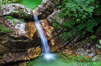 Soca Tal - Wasserfall Fratarica