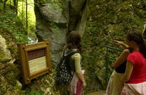 Infotafeln Tolminer Klammen