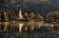 Bohinjer See Herbst