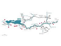 Bohinjer See - Bootsvorschriften Karte